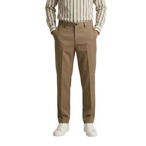 Gianni Lupo Beige Polyester Skinny Men's Pants